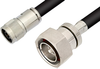 N Male to 7/16 DIN Male Cable 60 Inch Length Using RG217 Coax - PE36170-60 - Pasternack