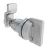 VISE ACTION® Compression Latch, Small Size, Knob Style, Zinc Alloy, Powder Coated, Silver - E3-247-67 - Southco