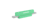 17+17 Pos. Male DIL Cable Housing, Screw-Lok Panel Mount - G125-3243496M5 - Harwin Plc