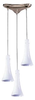 140-3WH Mini Pendants-3 Light Cluster - 415801 - Capital Lighting, Inc.