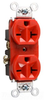 Duplex/Single Receptacle -- 5862-RED - Image
