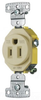 Duplex/Single Receptacle -- RR151IWRTR - Image
