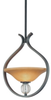 4481-167B 1 Light Pendant - 4481-167B - Minka Group