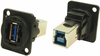 Usb Adapter, 3.0 Type A Rcpt-B Rcpt Rohs Compliant Cliff Electronic Components - 83AH4208 - Newark, An Avnet Company