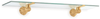 Acanthus Wall Mounted Glass Shelf: N&ordm; 13141 - 13141 - P. E. Guerin