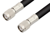 TNC Male to TNC Male Cable 12 Inch Length Using RG214 Coax - PE3435-12 - Pasternack
