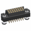 32 x 3-Row Female Vertical Throughboard Conn. Guide Pin -- M83-LFT2FHN96-0000-000