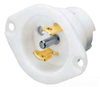 Locking Flanged Male Base Inlet - 7486MBM - Hubbell Incorporated