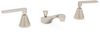 Bauhaus Basin Set: N&ordm; 14301 with Levers - 14301 - P. E. Guerin