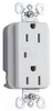 Surge Suppression Receptacle -- 5252-WSP