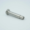 SHV-20 Coaxial Feedthrough, 1 Pin, Grounded Shield, 1.18″ QuickFlange - A2096-1-QF - MPF Products, INC.