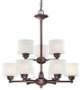 1739-167 9 Light Chandelier - 1739-167 - Minka Group