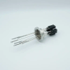 Thermocouple Feedthrough, Type J, 4 Pairs, Miniature Connectors, 2.16 QF / KF Flange - A0784-3-QF - MPF Products, INC.
