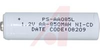 Battery; 1.95 In. (Max.) H x 0.56 In. Dia (Max.); Rechargeable; 1.2 V; 850 mA - 70115581 - Allied Electronics, Inc.