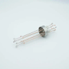 Thermocouple Feedthrough, Type T, 5 Pairs, Screw-type Connector, 1.50″ Dia Stainless Steel Weld Adapter - A0789-1-W - MPF Products, INC.
