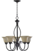 6010-5-44 Mid. Chandeliers-Glass Up - 435967 - Capital Lighting, Inc.