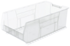 Akro-Mils Akrobin 300 lb Clear Industrial Grade Polymer Stacking Storage Bin - 29 7/8 in Length - 16 1/2 in Width - 11 in Height - 1 Compartments - 30293SCLAR - 30293SCLAR - R. S. Hughes Company, Inc.