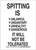 Brady B-555 Aluminum Rectangle White Sanitation Awareness Sign - 7 in Width x 10 in Height - 128310 - 754473-77173 - R. S. Hughes Company, Inc.