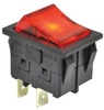 Switch, Rocker, Dpdt, 16A, 125V, Red; Switch Operation E-Switch - 41T5386 - Newark, An Avnet Company