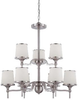 1-4380-9-SN Mid. Chandeliers-Glass Up - 372247 - Capital Lighting, Inc.
