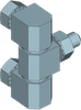 Screw on stainless hinge -- 1039-U18 - Image