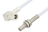 SMB Plug Right Angle to SMB Jack Bulkhead Cable 24 Inch Length Using RG188 Coax, RoHS - PE3594LF-24 - Pasternack