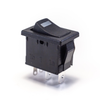 Rocker Switches - 1400-R1966ABLKBLKEGRED - New Yorker Electronics Co., Inc.