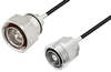 7/16 DIN Male to 7/16 DIN Female Cable 60 Inch Length Using PE-C195 Coax -- PE37960-60 - Image