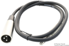 Audio / Video Cable Assembly, 6.35Mm (1/4) Stereo Jack Plug, Xlr Plug, 3 Way, 3.2 Ft, 1 M, Black Pro Signal - 38K7983 - Newark, An Avnet Company