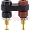 Jack, Banana; Double Miniature Banana Jack; 1500 V (RMS); 5 A; Polycarbonate -- 70197909
