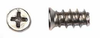 Flat Phillips Drive Euro Screws -- 1455-0050-0003-4015 - Image