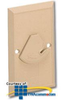 Suttle Flush, 4-Conductor Simplex Wall Jack with Swinger.. - 625FS4 - TelephoneStuff.com