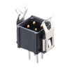 2+2 Pos. Male DIL Vertical Throughboard Conn. Latches - M80-8530442 - Harwin Plc