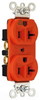 Duplex/Single Receptacle -- IG5362-RED - Image