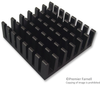Heat Sink, Bga, Fpgas, Double Sided Adhesive, Bga, 9.51 C/w, 9 Mm, 28 Mm, 28 Mm Rohs Compliant Cci -- 53M6987