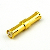SMP Female (Jack) to SMP Female (Jack) Adapter, Gold Plated Beryllium Copper Body, 1.25 VSWR - SM2618 - Fairview Microwave Inc.