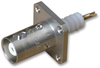 Rf / Coaxial Connector, Bnc Coaxial, Straight Flanged Jack, Solder, 50 Ohm Rohs Compliant Radiall - 97K9346 - Newark, An Avnet Company