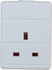 Socket, Trailing, 1Way, White; No. Of Outlets Pro Elec - 24M0650 - Newark, An Avnet Company