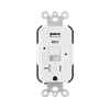 GFCI Combo Outlet with 24W USB Chargers - LGR2320ACL1 - Suzhou Ele Mfg Co., Ltd.