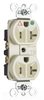 Duplex/Single Receptacle - TRIG8300-I - Hubbell Wiring Device-Kellems