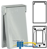 Leviton Single Gang Flush Cover Wallplate, Die-Cast Zinc - 6196-VFS - TelephoneStuff.com
