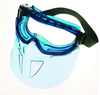 Jackson Safety Shield V90 Polycarbonate Standard Safety Goggle Clear Lens - Blue Frame - Indirect Vent - Flexible Frame - 761445-00127 - 761445-00127 - R. S. Hughes Company, Inc.
