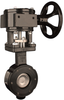 Carbon Steel Gear Operated ANSI 150, High-Performance Wafer Style, Butterfly Valve -- G8100-10 - Image