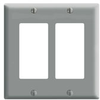 Decora#&0174; Wallplates - 80409-GY - Leviton Manufacturing