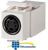 Legrand - Ortronics Keystone, S-Video, Feed-Thru - OR-KSSVIDC - TelephoneStuff.com
