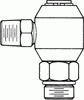 Pipe to O-Ring Elbow 90° Live Swivel -- LS-6806-04-06 - Image