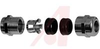Cable Gland; Brass; 5 to 8.5 mm Diameter, Cord Range; Metric; M 16 x 1.5/9 - 70074636 - Allied Electronics, Inc.