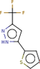 5-(Thien-2-yl)-3-(trifluoromethyl)-1H-pyrazole - 7H70-3-X0 - SynQuest Laboratories, Inc.