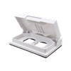 1-Gang Horizontal Duplex Weatherproof Covers, Thermoplastic Standard Size Glossy Finish - 3131H - Suzhou Ele Mfg Co., Ltd.
