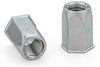 Thin Head Hex Body Round Counterbore Threaded Insert - Closed End - Metric -- AETHHS-M8-3-0BZI - Image